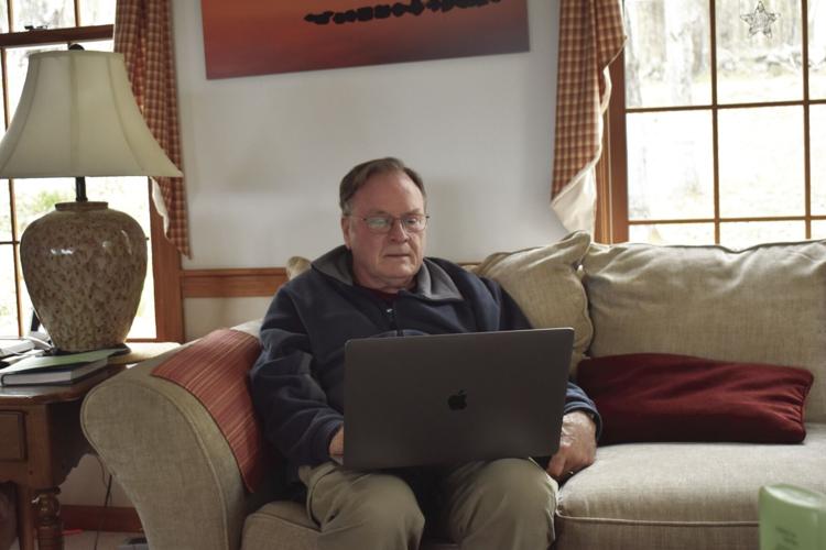 Tom McLaughlin living room couch