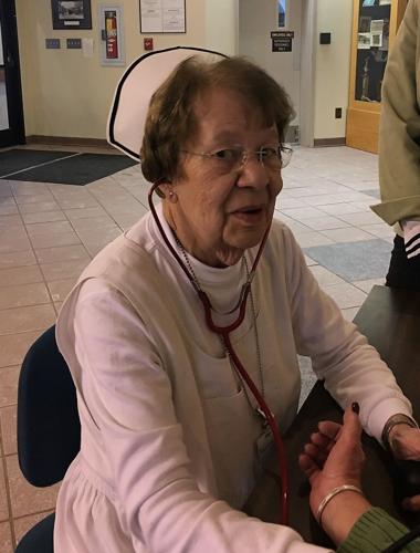 Yvonne “Chickie” Wheeler, local artist, was also a Registered Nurse