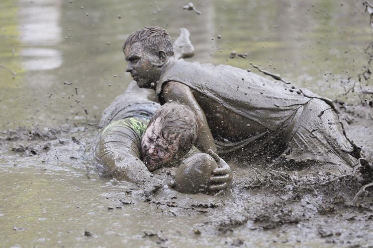 09-11-21 Mud Bowl tackle in mud