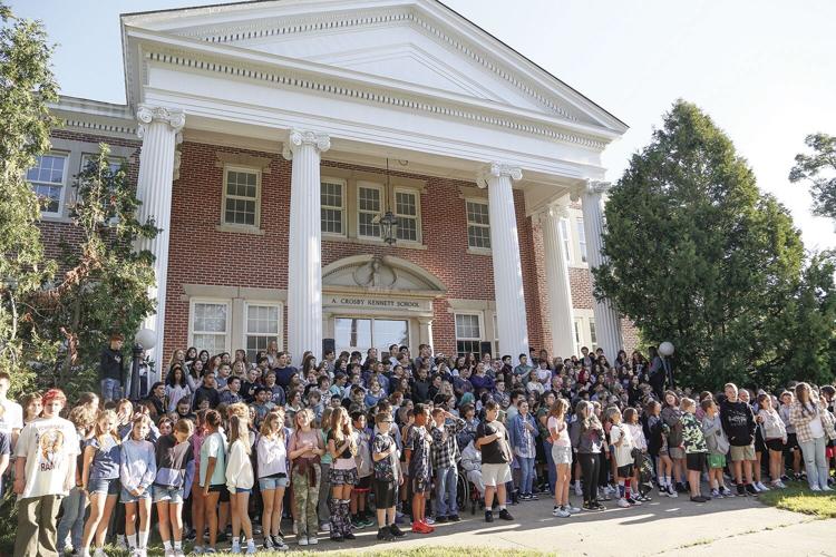 09-03-24 First Day KMS pledge on steps wide