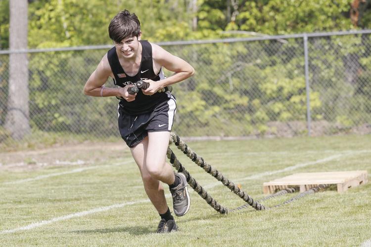 05-23-23 KHS Track Obstacle pulling pallets