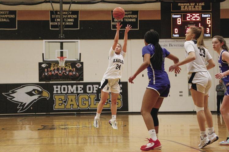 03-05-23 KHS WBB Playoffs chin three pt