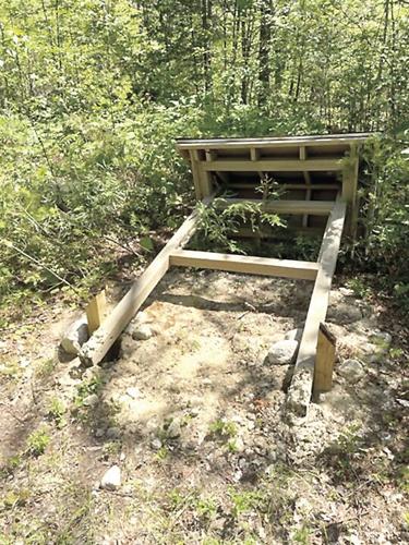 Pine Hill Community Forest kiosk vandalized