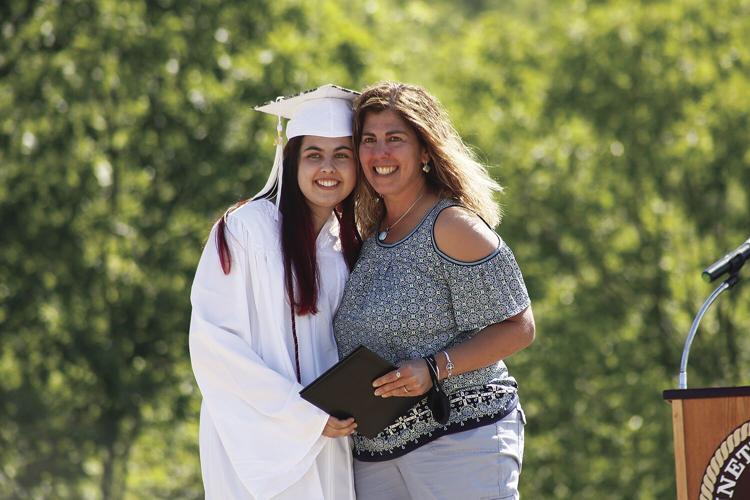 06-13-21 KHS Graduation receiving diploma from mom