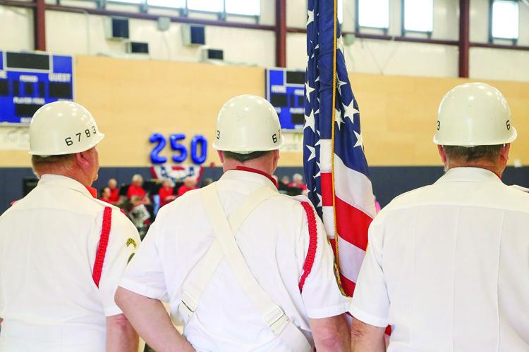 06-26-26 Fryeburg 250 Celebration color guard behind