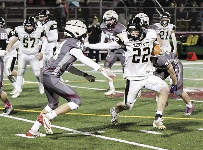 KHS Football - Ben Chick. - stiff arm