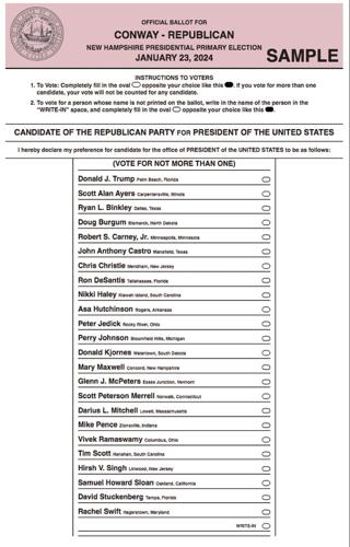conway ballot