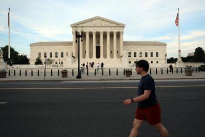 The U.S. Supreme Court is seen on June 25, 2026, in Washington.