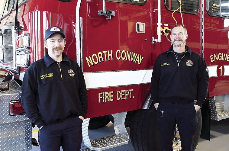 Josh MacMillian new North Conway Assistant Fire Chief with Chad McCarthy