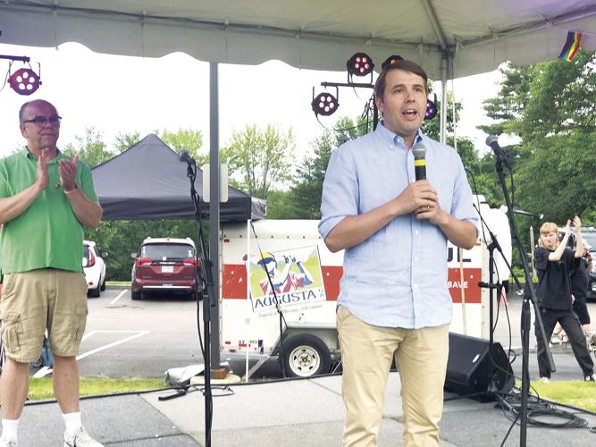 Pride pappas on mic wider