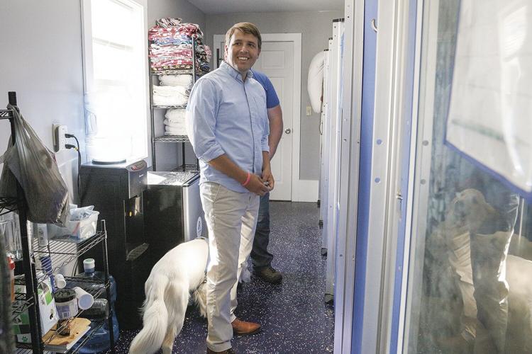 09-16-21 Pappas in puppy barn