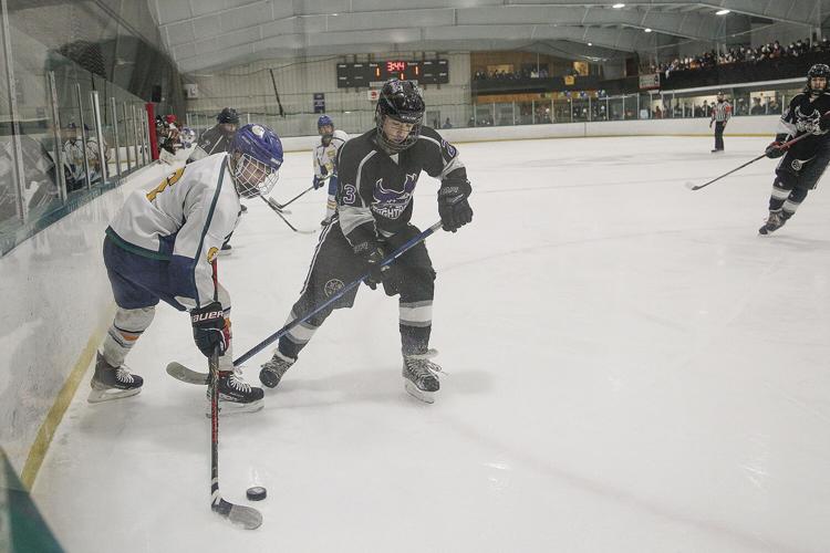 03-02-22 Ice Cats micklon along boards
