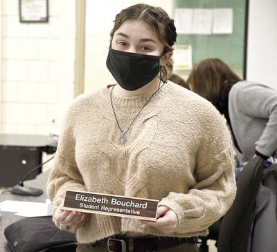 Conway School Board nameplate - Elizabeth Bouchard