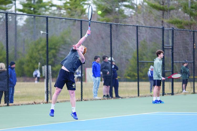 04-07-25 KHS Boys Tennis 2 heysler serve