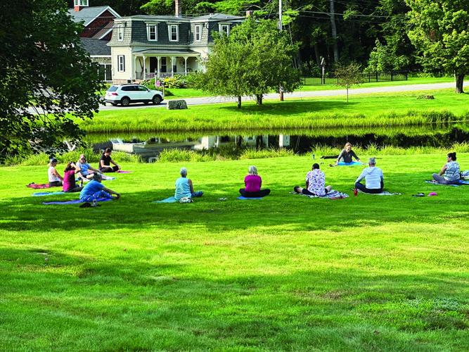 Mountain Kula Yoga on lawn