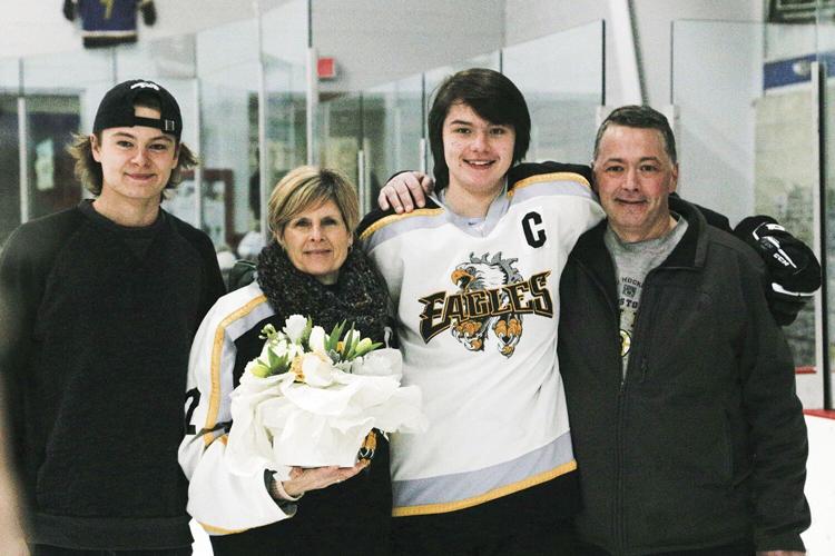 02-23-22 KHS Hockey olivier senior recognition family
