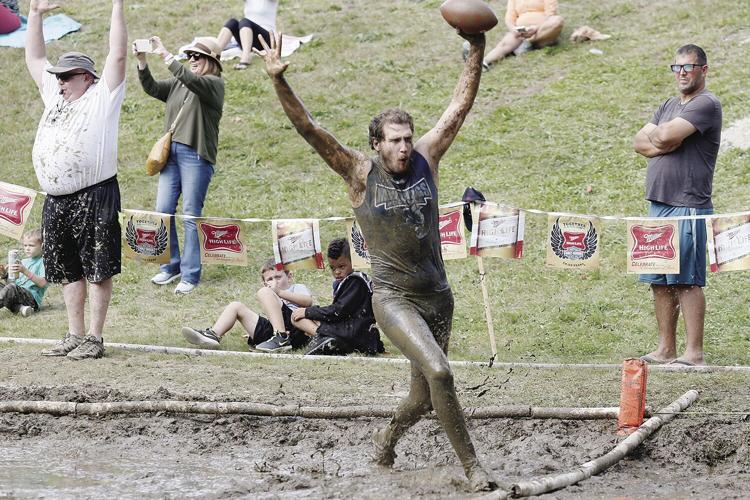 09-11-21 Mud Bowl touchdown celebration