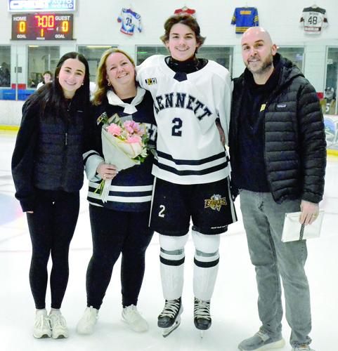 KHS Hockey - senior night - Cam Fusco
