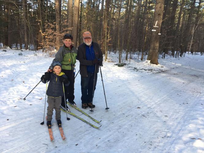 Skiing in Whitaker Woods