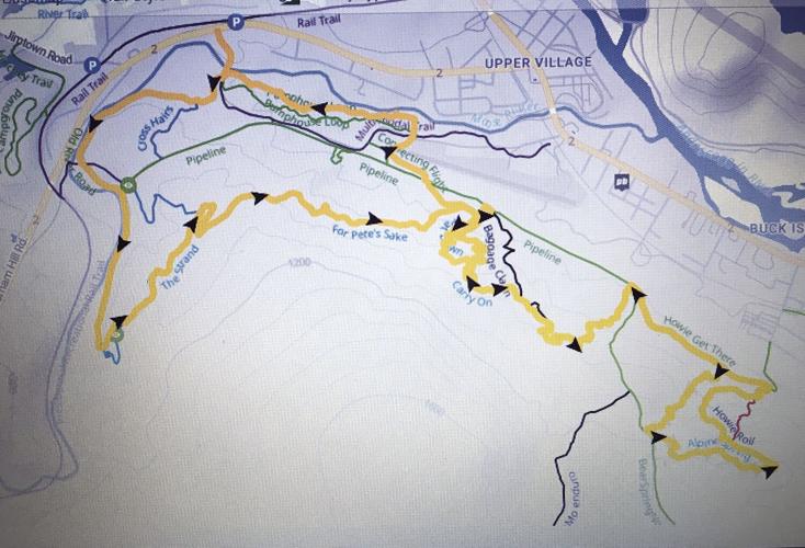 Wheel Family Fun - Trailfork's Pineside Sampler map