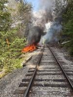 Firefighters battle blaze in Hart's Location