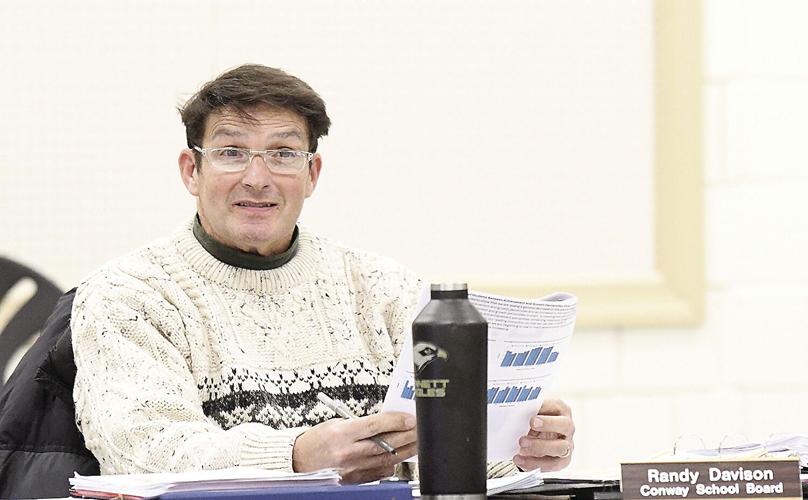 Conway School Board - budget and warrant articles - Randy Davison
