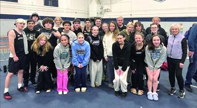 KHS Indoor Track Team - at UNH - the team