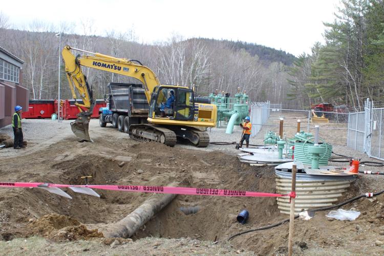 Shelburne pump station oil spill cleanup