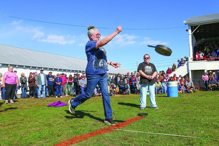 10-05-26 Fryeburg Fair skillet toss