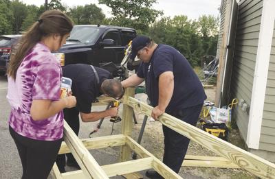 7-20-2021 Community Center Corner-Garden Bed