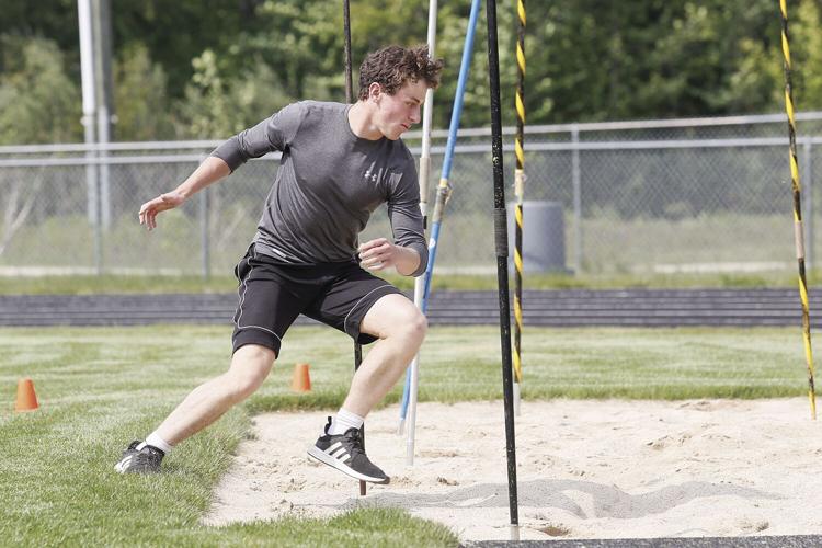 05-23-23 KHS Track Obstacle weaving