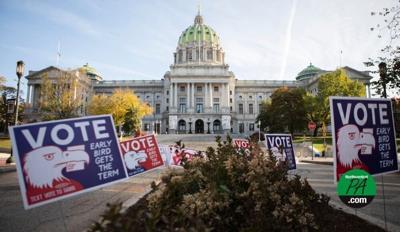 Pennsylvania’s capitol building in Harrisburg SPL