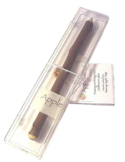 Handmade Apple Wood Pencils Crafted From Pruned Winesap Branches