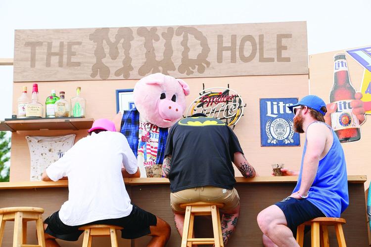 09-06-25 Mud Bowl Parade hogs skit bar