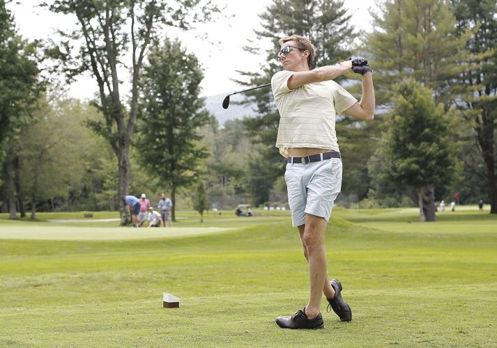 07-22-21 Memorial Golf front swing - Tyler Ray
