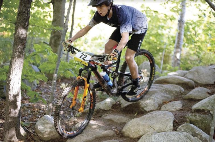 Wheel Fun - high school mountain bike racing - Fryeburg Academy rider Sergi Massague