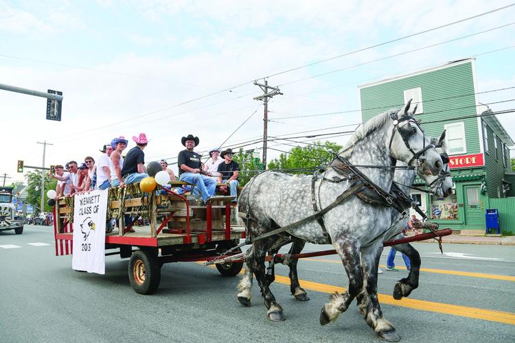 06-13-25 KHS Senior Parade horse wagon side