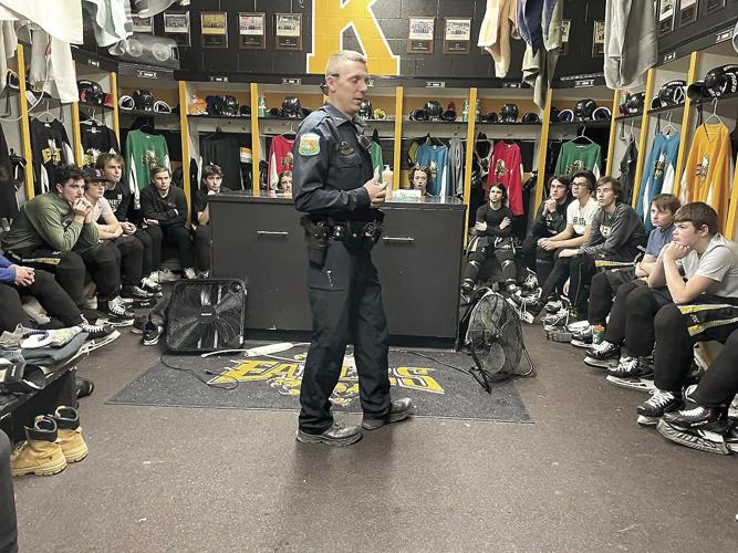 KHS Boys Hockey - Conway School Resource Officer Brandon James