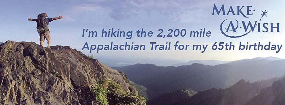 Tim Andrew Make-A-Wish Appalachian Mountain Trail