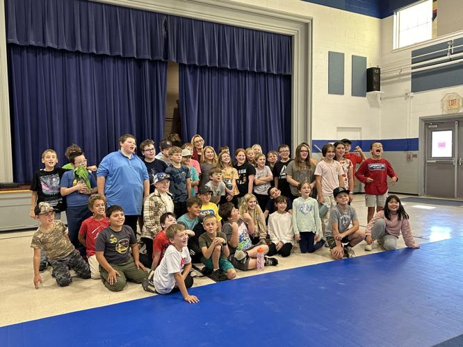 Fourth and fifth-grade students at Ed Fenn Elementary School in Gorham