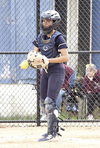 FA Softball - Anna Maria Maillett catching