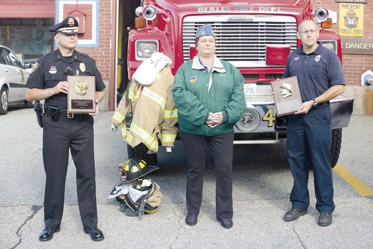 White Mountain Auxiliary honors Berlin police, fire departments