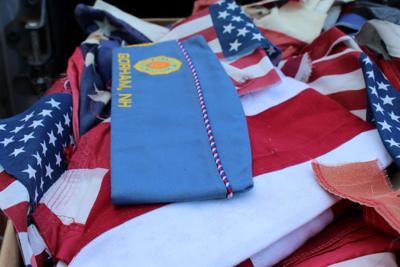 Gorham American Legion holds flag
