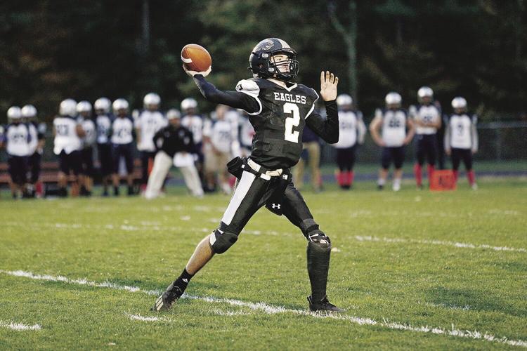 Camden Bailey in 2022 - playing quarterback