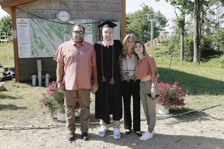 06-13-21 KHS Graduation standing for pic Baillargeon fam