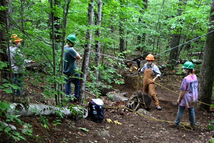 BHS JAG students work with AMC to improve Mt. Jasper Trail