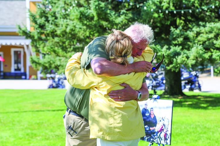 09-11-26 Roundabout Sign Unveiling mcconkey hug