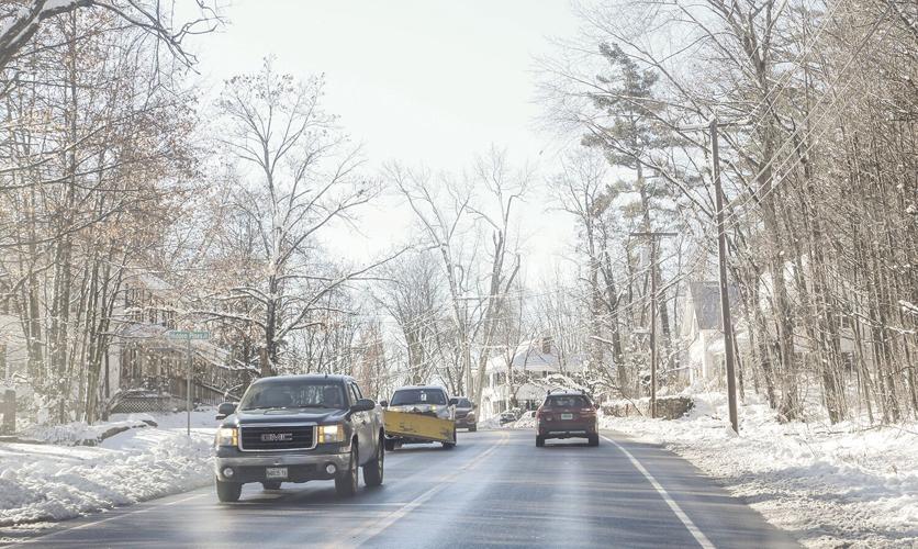 11-29-24 Snow road in fryeburg