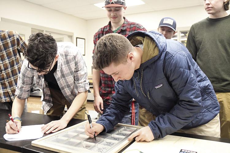 NASA HUNCH - Parker Coleman signs locker