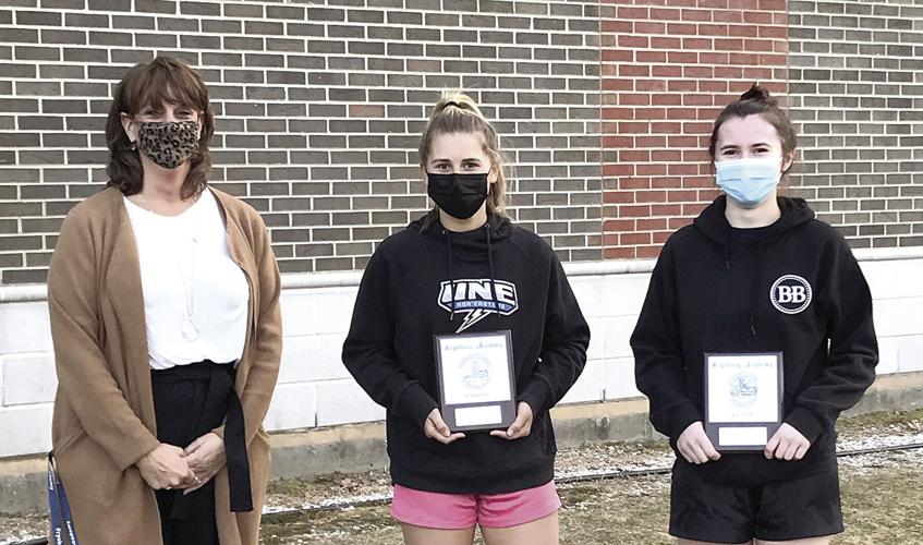 FA Winter Sports Awards - Billie L’Heureux with Brooke Emery and Emma Rydman